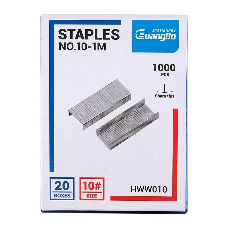 Isi Staples Guangbo No.10 HWW010 / Isi Stapler Kecil